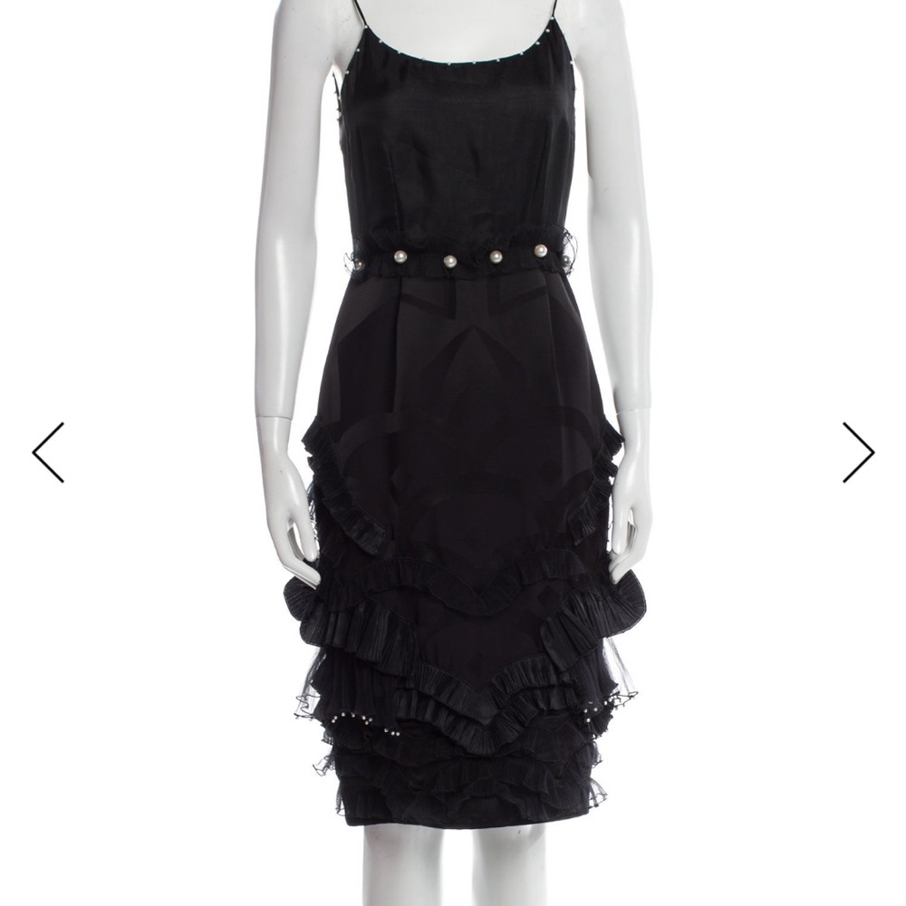 Marc jacobs Black Ruffle Dress